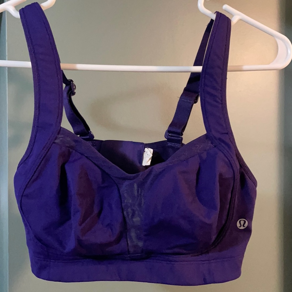 Lululemon tata tamer bra purple 34c